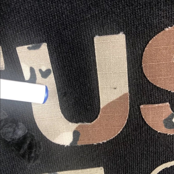 STUSSY No 4 Desert Camo Vintage Hoodie Sweatshirt - Picture 8 of 10